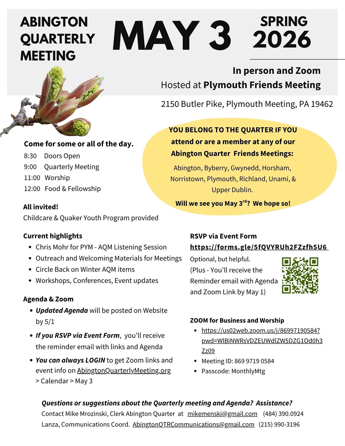 2026 May Quarterly Meeting