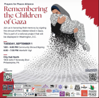 Remembering the Children of Gaza - The Gaza Children’s Shroud
